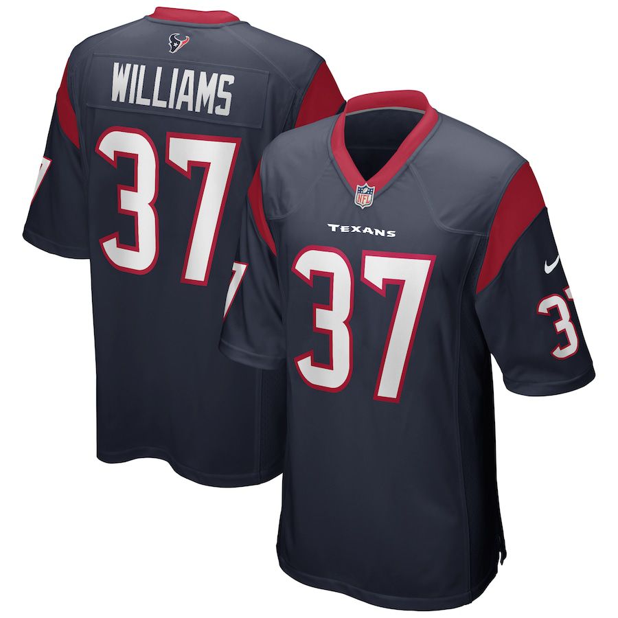 Men Houston Texans #37 Domanick Williams Nike Navy Game Retired Player NFL Jersey->houston texans->NFL Jersey